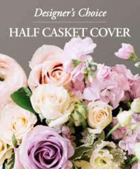 Half Casket Spray Designers Choice